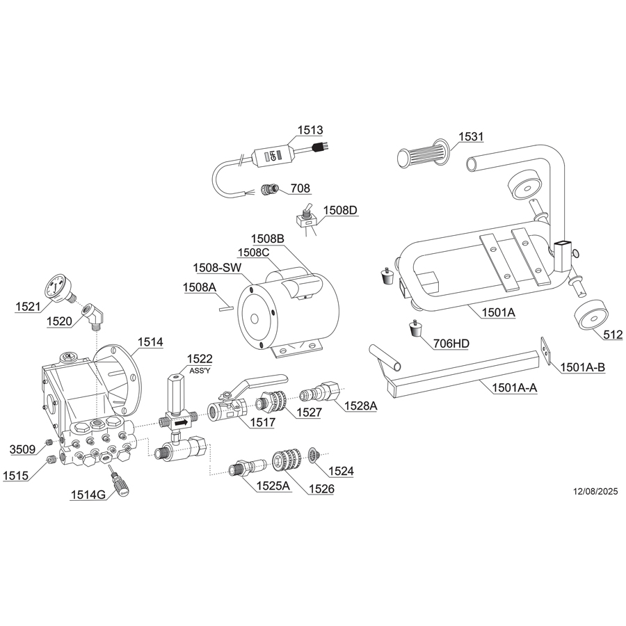 Model GO 1500A Replacement Parts